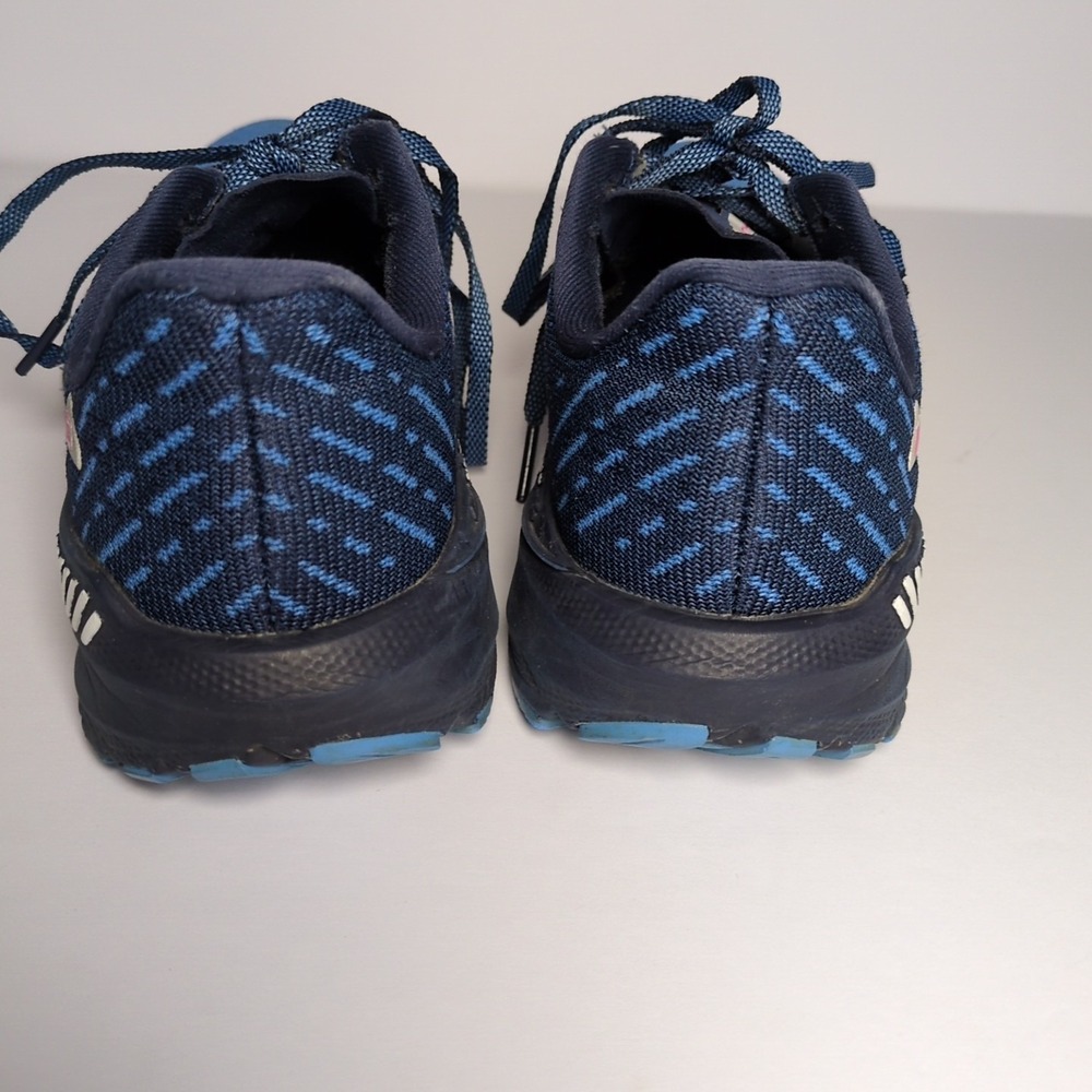 Brooks Launch GTS 10 SZ 7 Women's Running Shoes Peacoat/Marina‎ Blue/Pink - Picture 3 of 8